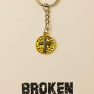Broken Become Blessed: Steel Keyring